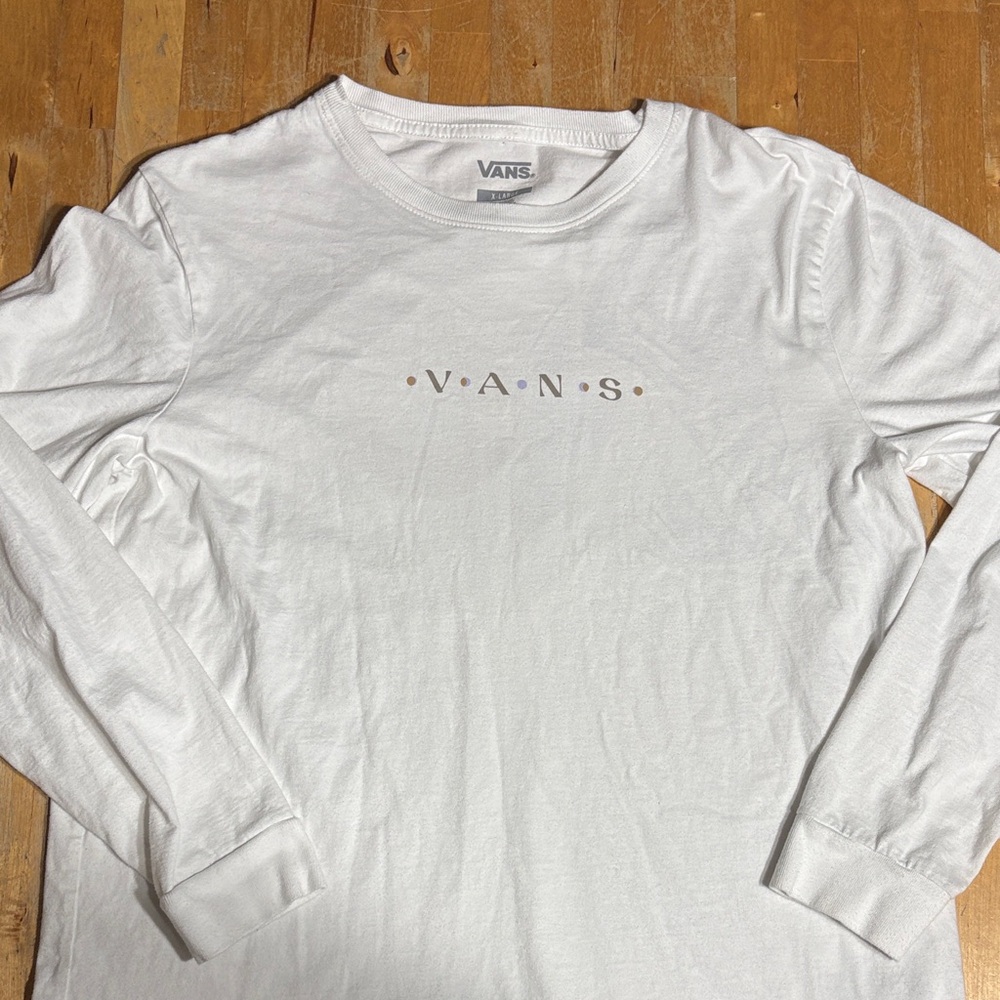 Vans Classic White Long Sleeve Tee